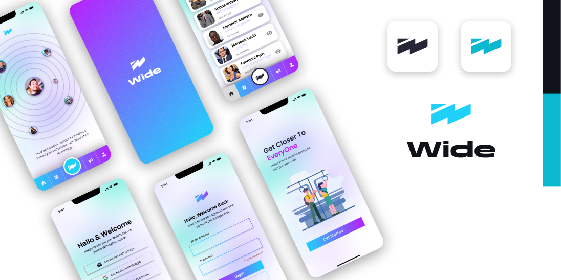 Wide App UI Design
